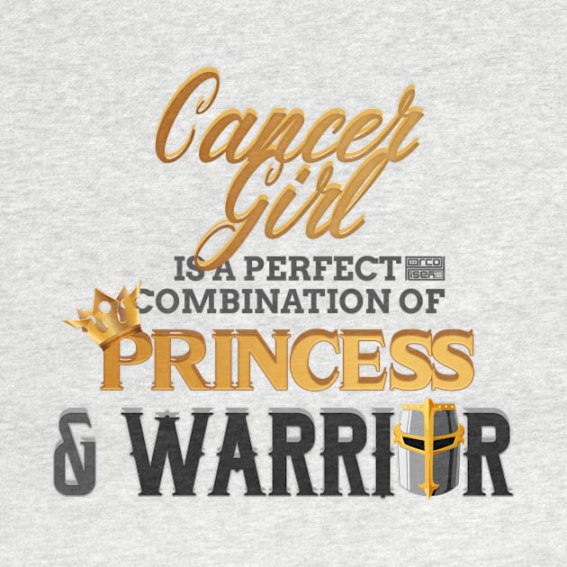 CANCER Girl Princess Warrior Horoscope Birthday by porcodiseno